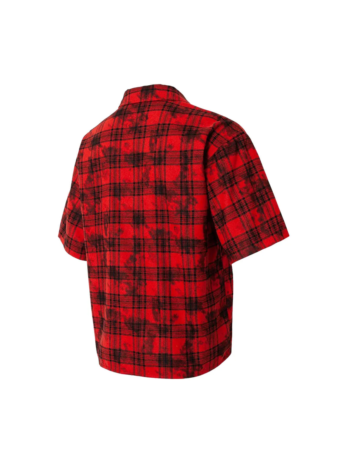 Street Creative Pin Print Plaid Shirt sold by Thesupermade product image thumbnail 4
