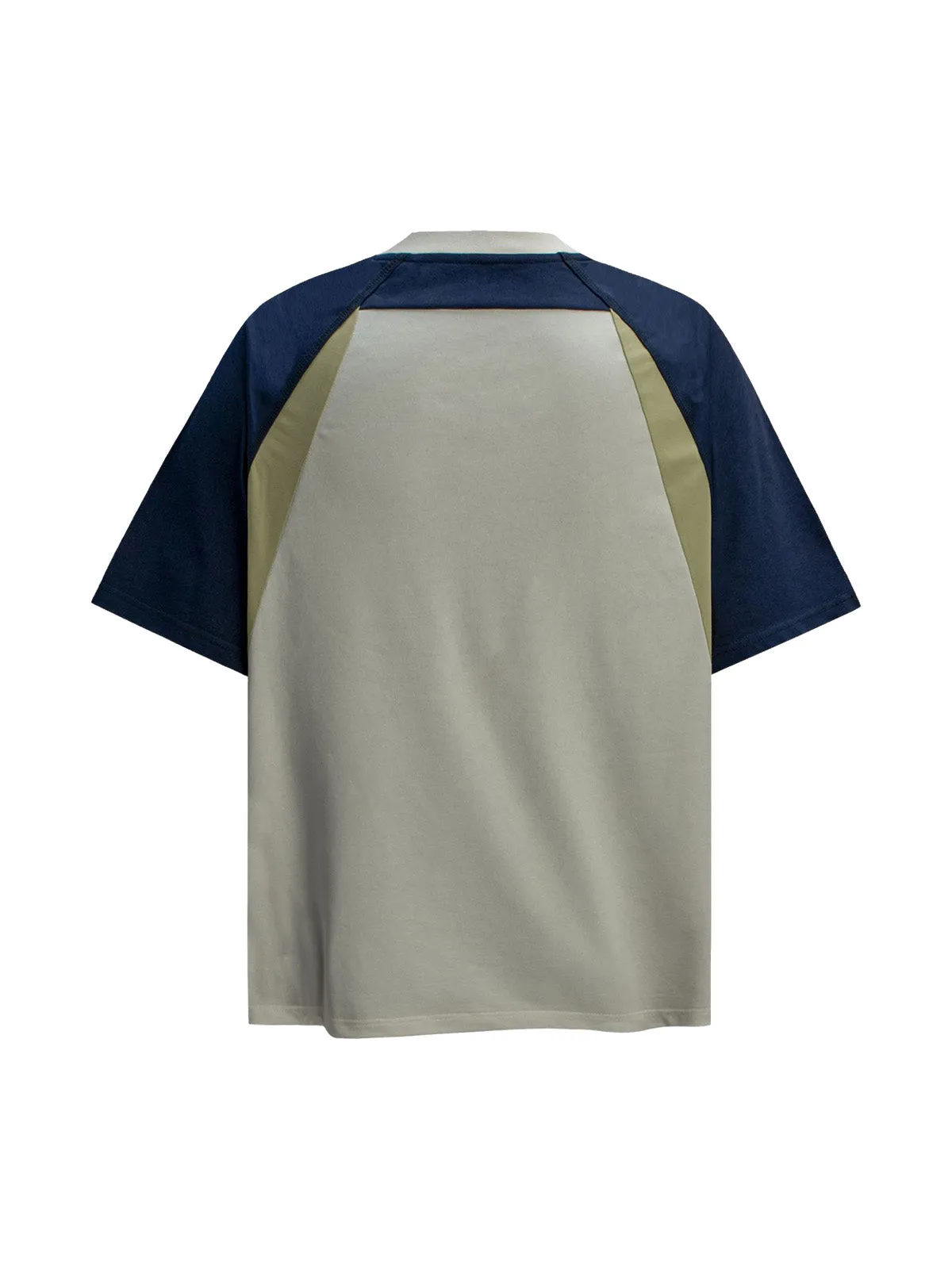 Quick-Dry Contrast Color Quarter Zip Up T-shirt sold by Thesupermade product image thumbnail 5