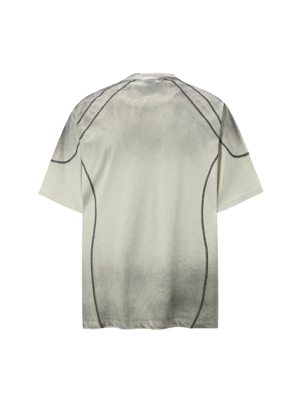 Street Dirty Dyed Gradient Motorcycle T-shirt sold by Thesupermade product image thumbnail 5