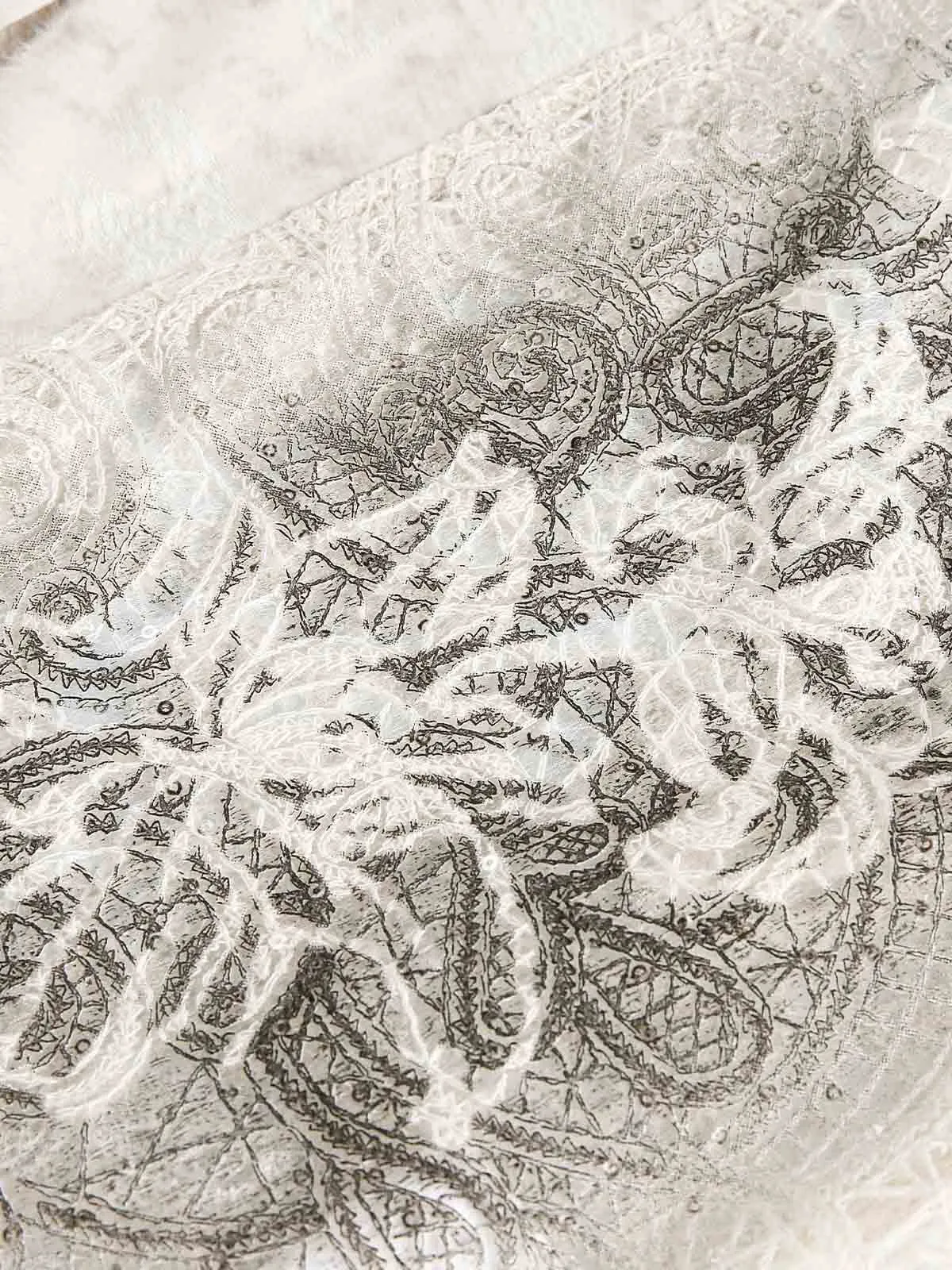 Exquisite Floral Embroidered Short-Sleeve Shirt sold by Thesupermade product image thumbnail 3