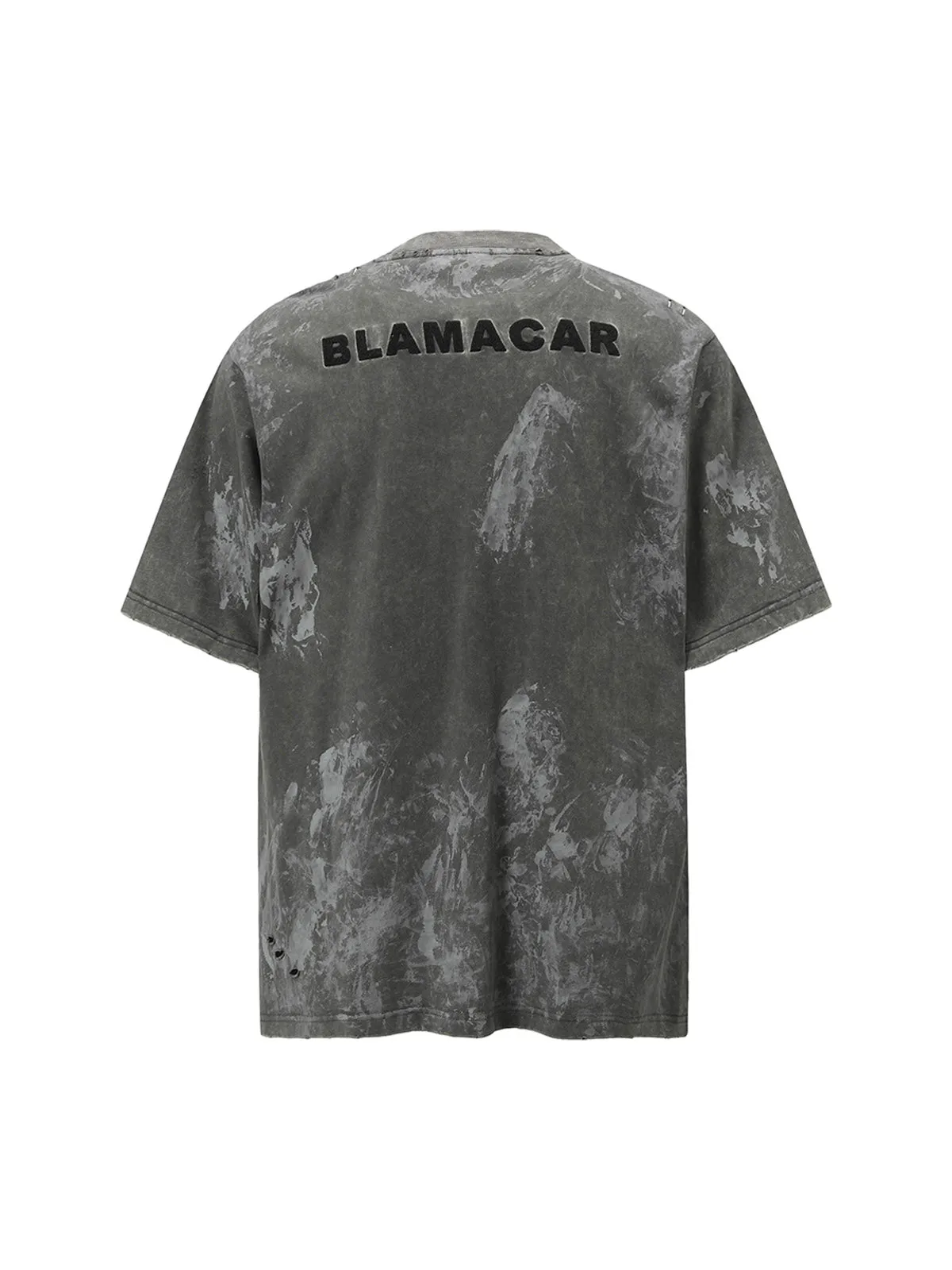 Washed Tie-Dye Short Sleeve T-Shirt sold by Thesupermade product image thumbnail 3