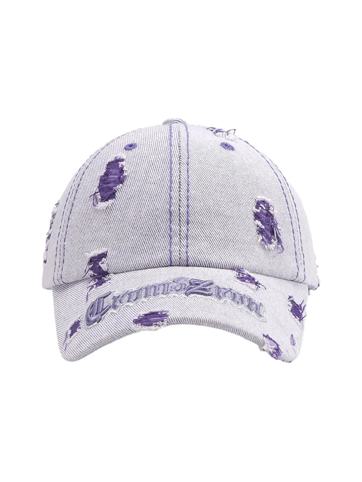 Distressed Letter Embroidery Baseball Cap sold by Thesupermade product image thumbnail 5