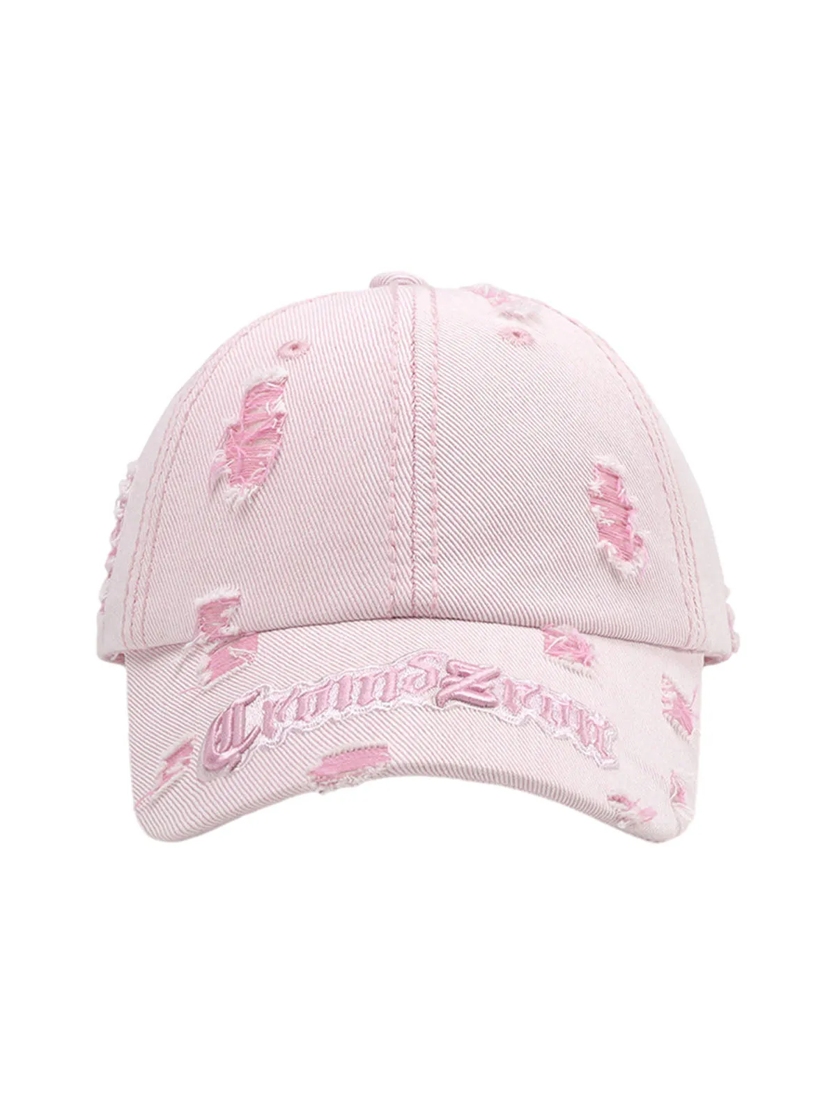 Distressed Letter Embroidery Baseball Cap sold by Thesupermade product image thumbnail 2