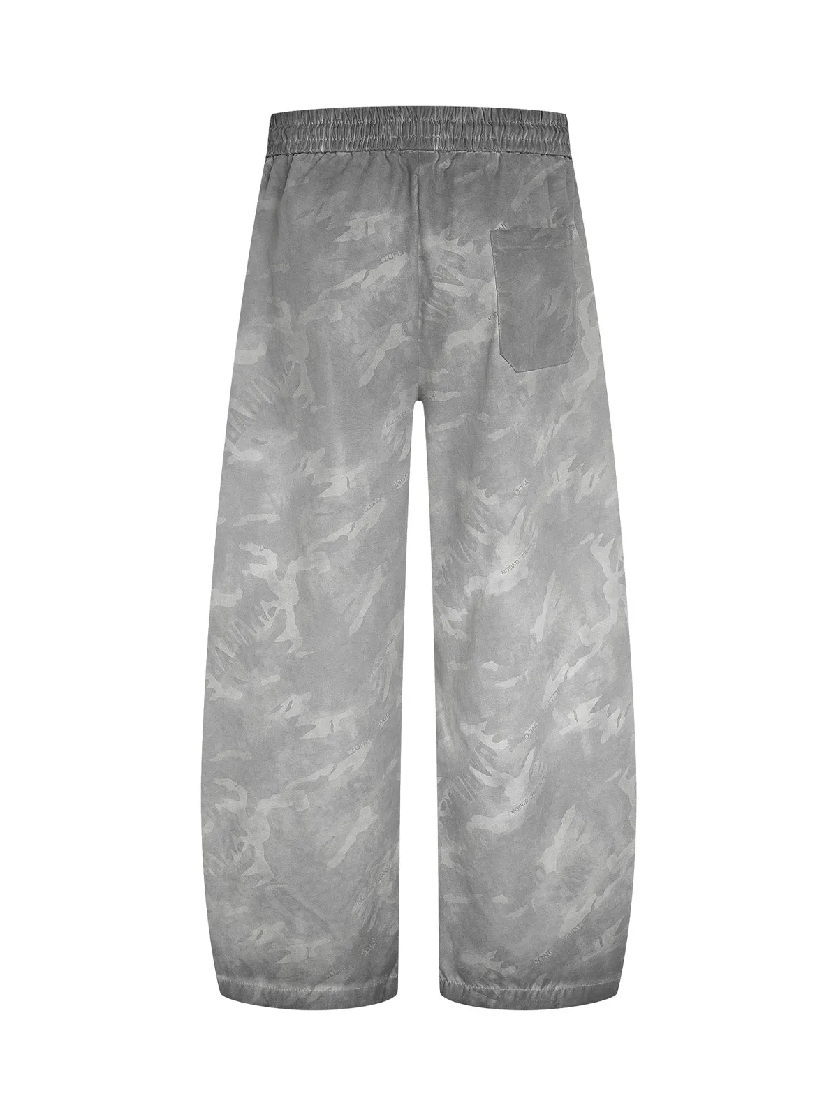 Retro Dirty-Dyed Paratrooper Barrel Pants sold by Thesupermade product image thumbnail 2