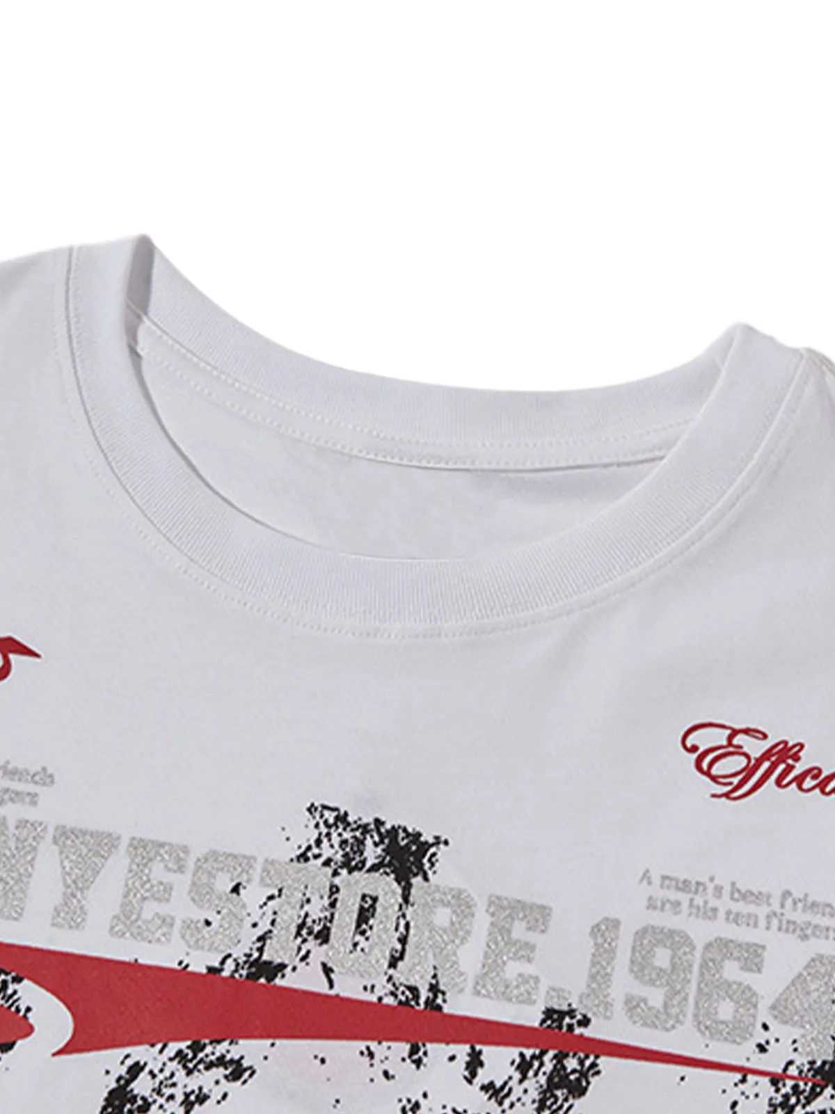 Retro Tattered Print Vest sold by Thesupermade product image thumbnail 5