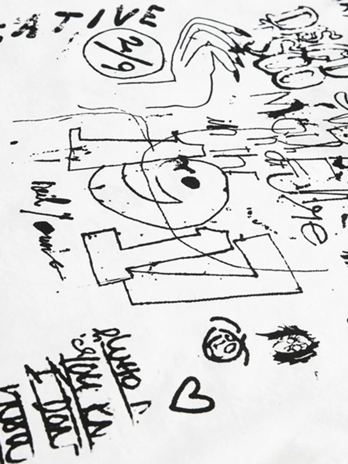 Fun Graffiti Print Short Sleeve Shirt sold by Thesupermade product image thumbnail 5