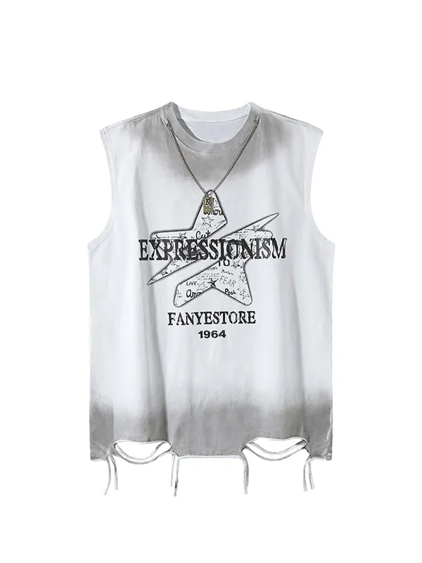 Street Star Graphic Vest sold by Thesupermade