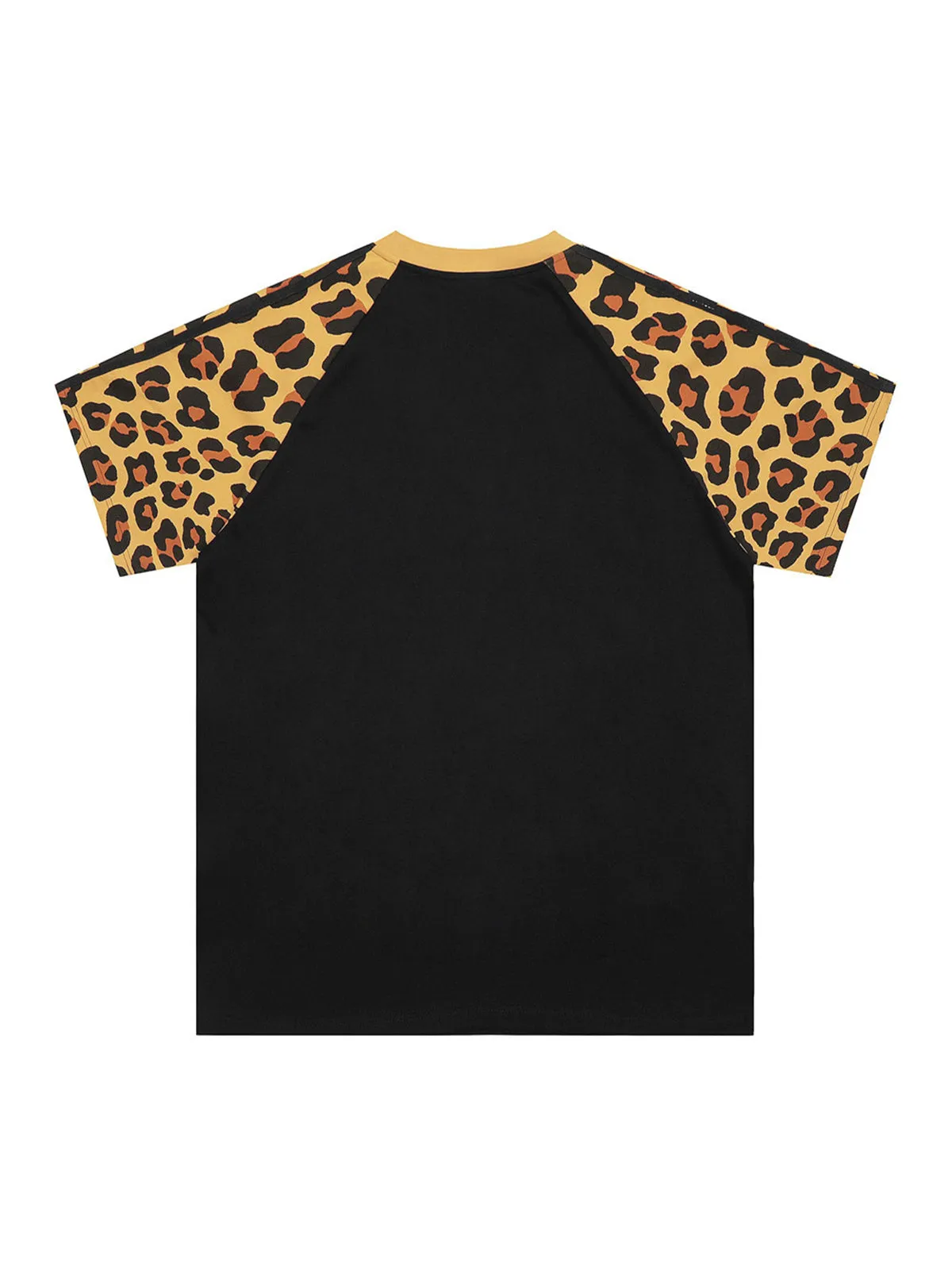 Cheetah Print Raglan Sleeve T-Shirt sold by Thesupermade product image thumbnail 3
