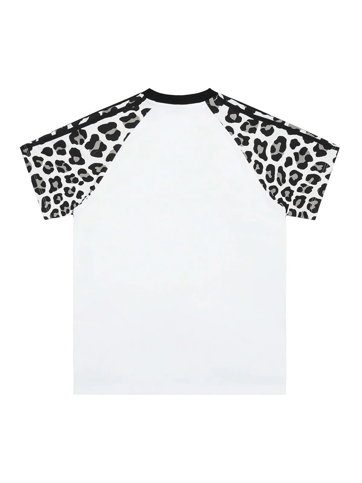 Cheetah Print Raglan Sleeve T-Shirt sold by Thesupermade product image thumbnail 4