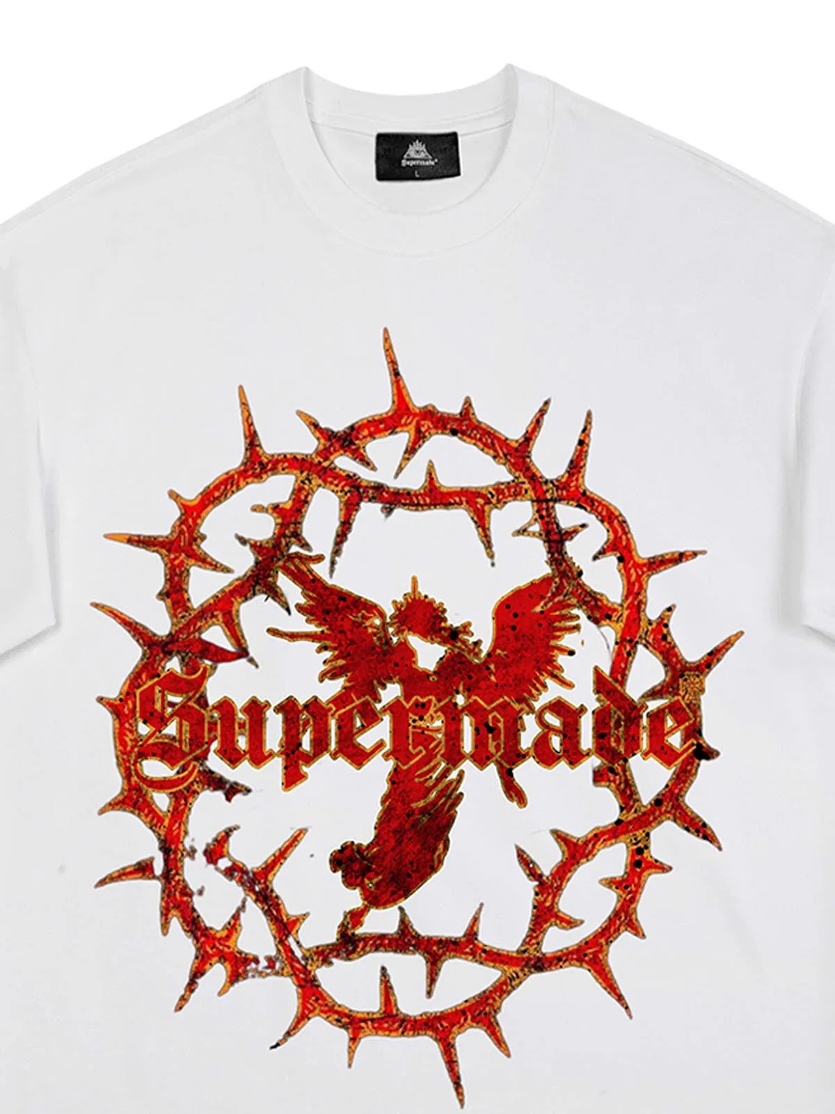 Crown of Thorns Graphic T-Shirt sold by Thesupermade product image thumbnail 5