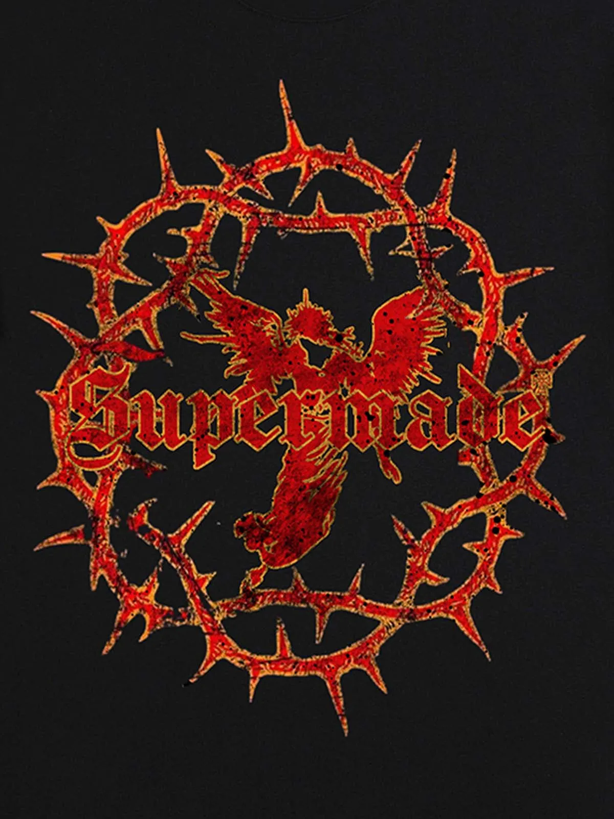 Crown of Thorns Graphic T-Shirt sold by Thesupermade product image thumbnail 3