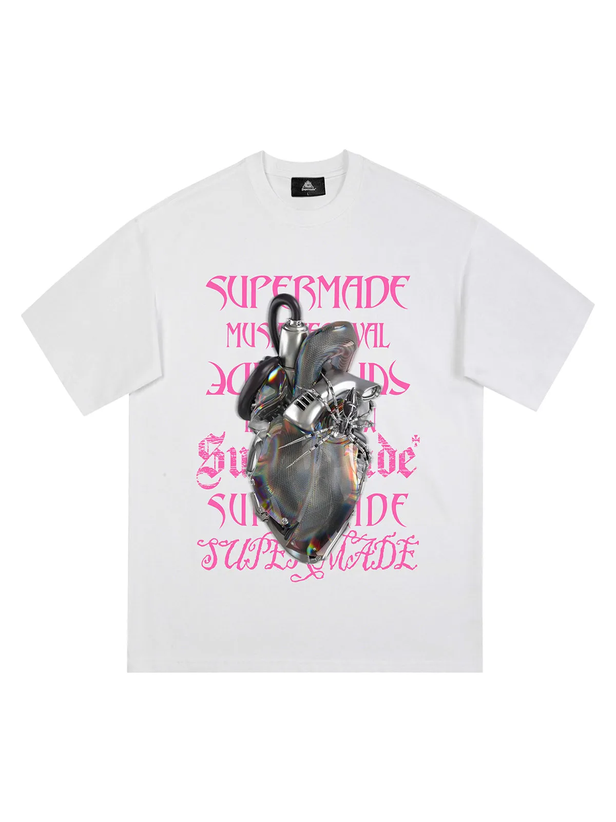 Cyberpunk Heart Graphic T-Shirt sold by Thesupermade