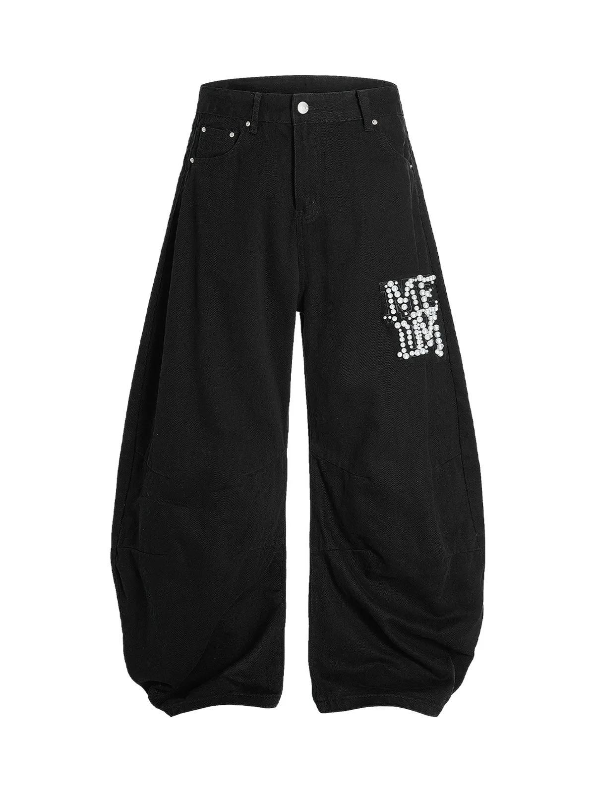 Heavy Beading Barrel Pants sold by Thesupermade product image thumbnail 2