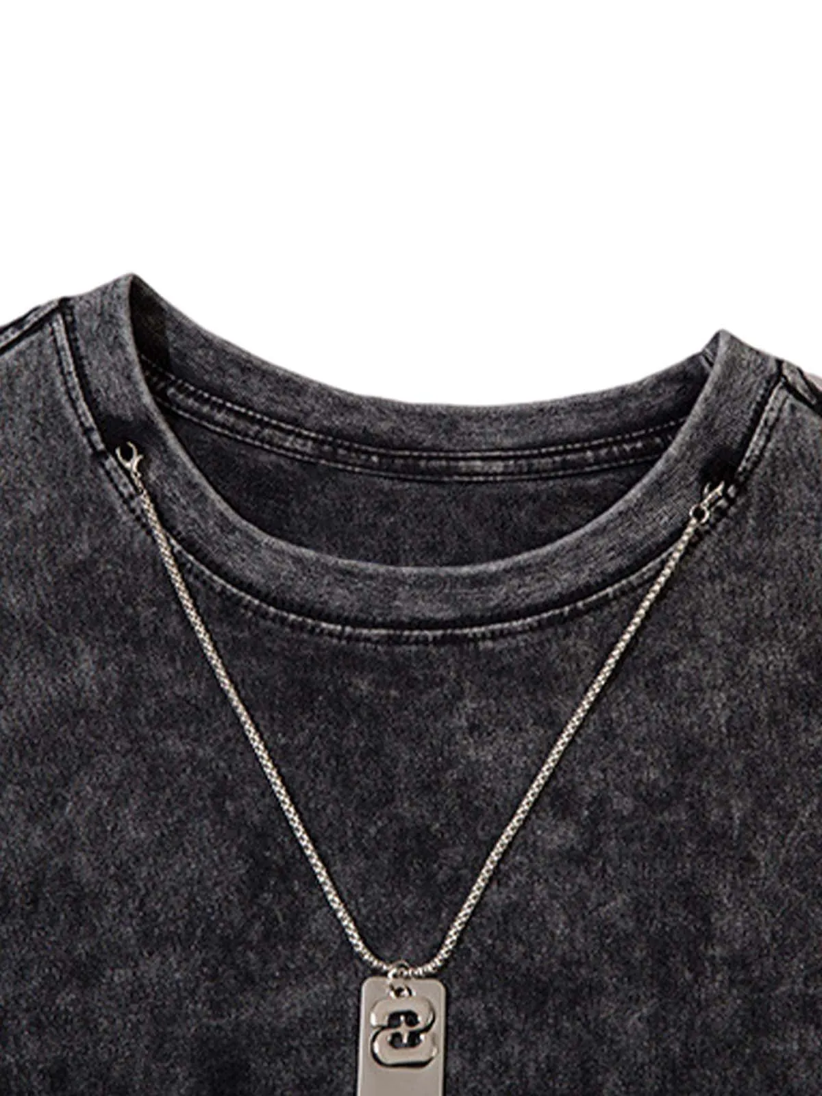 Gradient Tie-Dye Raw Edge Vest sold by Thesupermade product image thumbnail 5