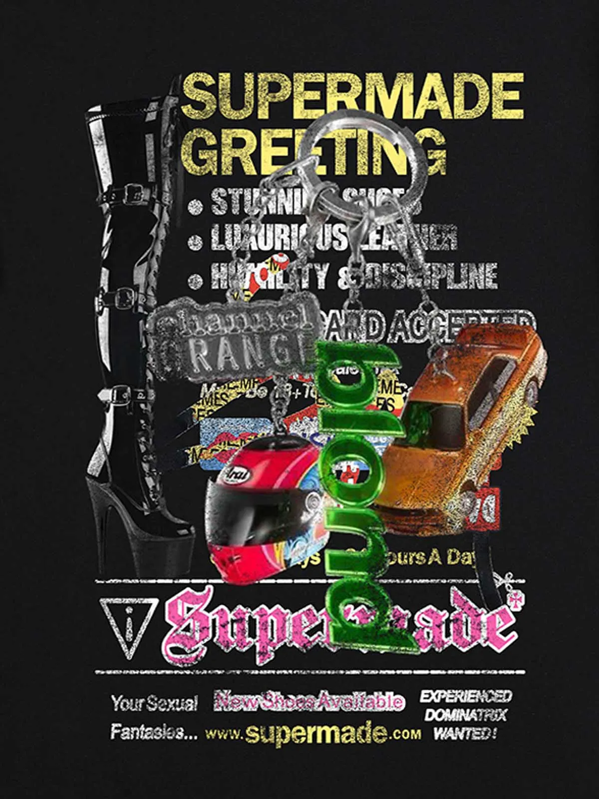 Bold Graphic Print T-Shirt sold by Thesupermade product image thumbnail 4