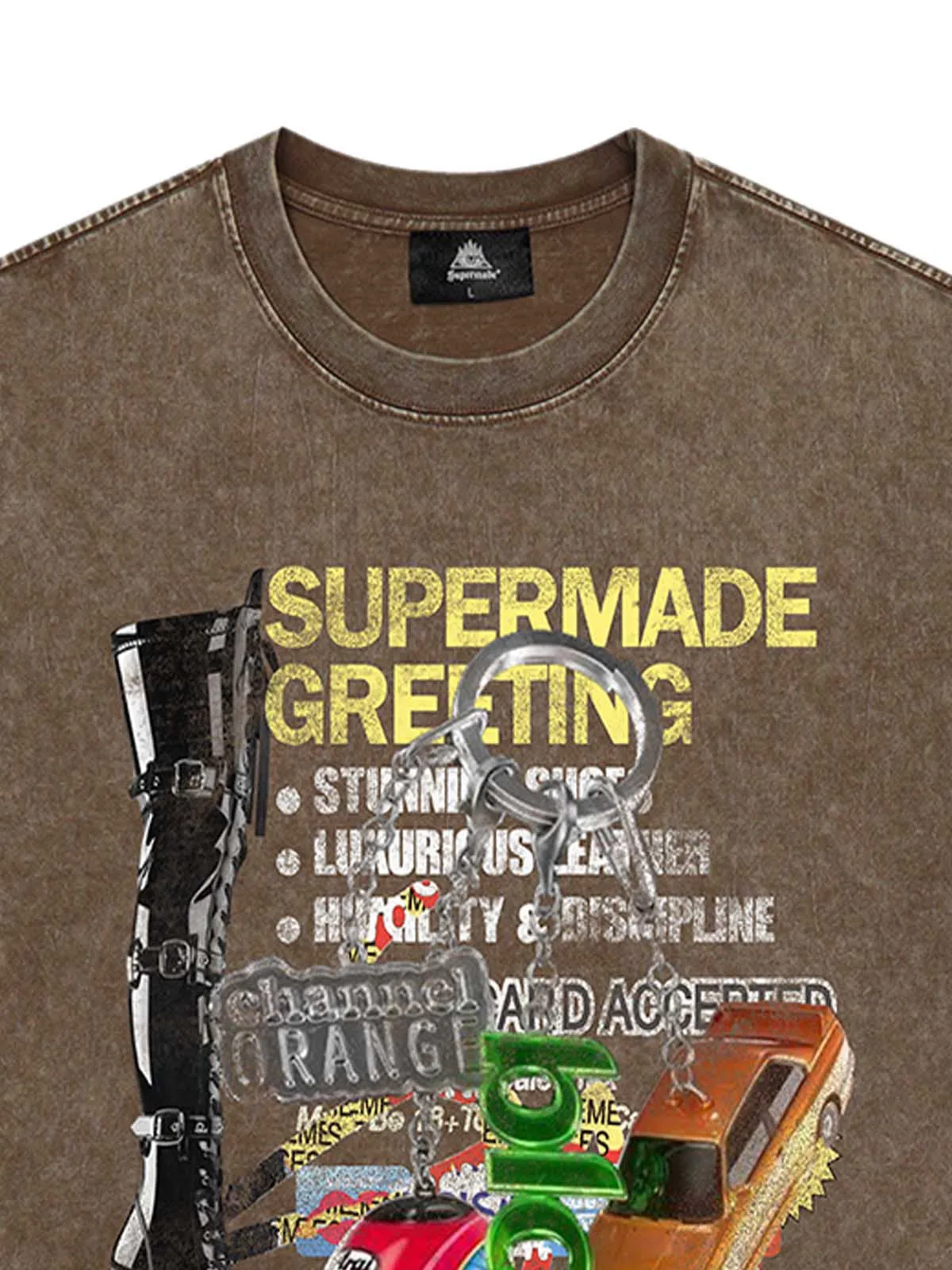 Bold Graphic Print T-Shirt sold by Thesupermade product image thumbnail 3