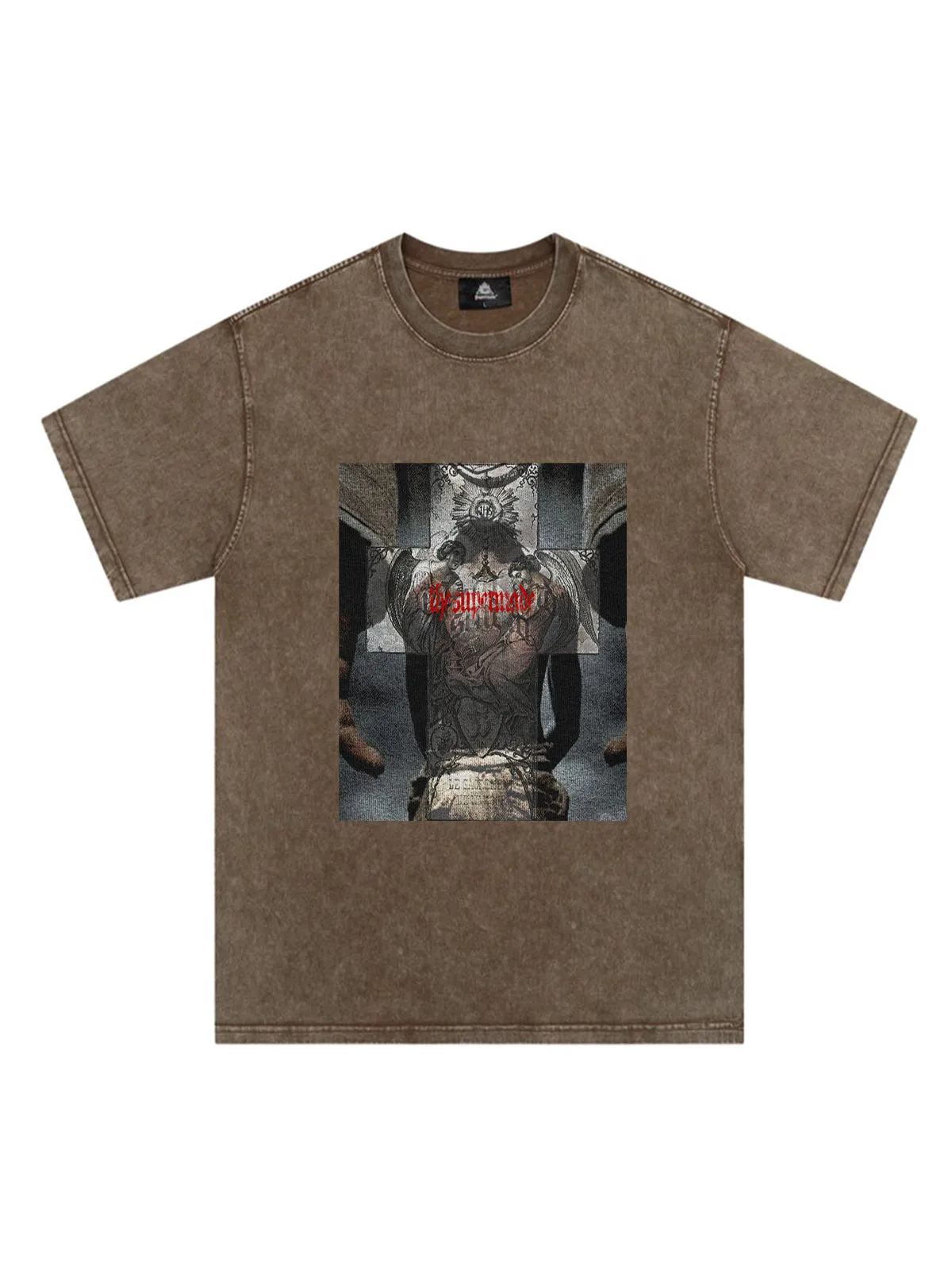 Original Cross Portrait Graphic T-Shirt sold by Thesupermade