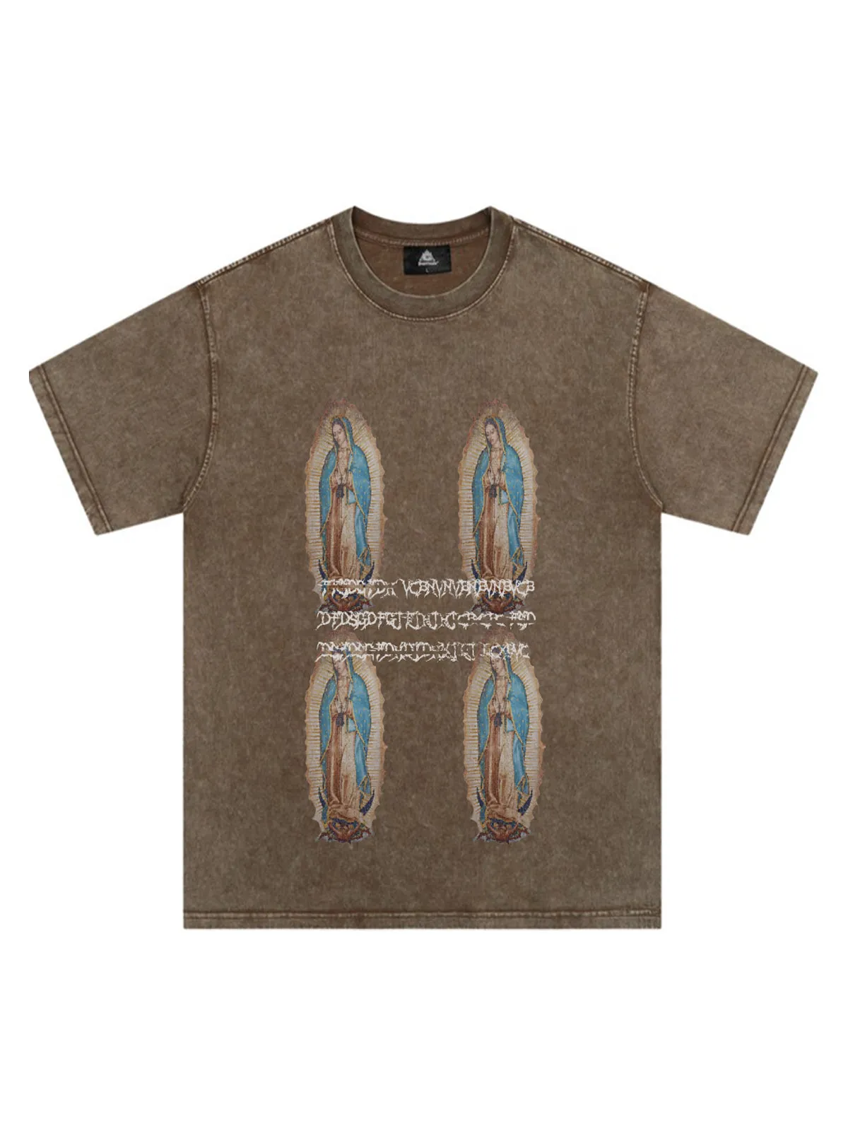 Original Virgin Mary Print T-Shirt sold by Thesupermade product image thumbnail 2