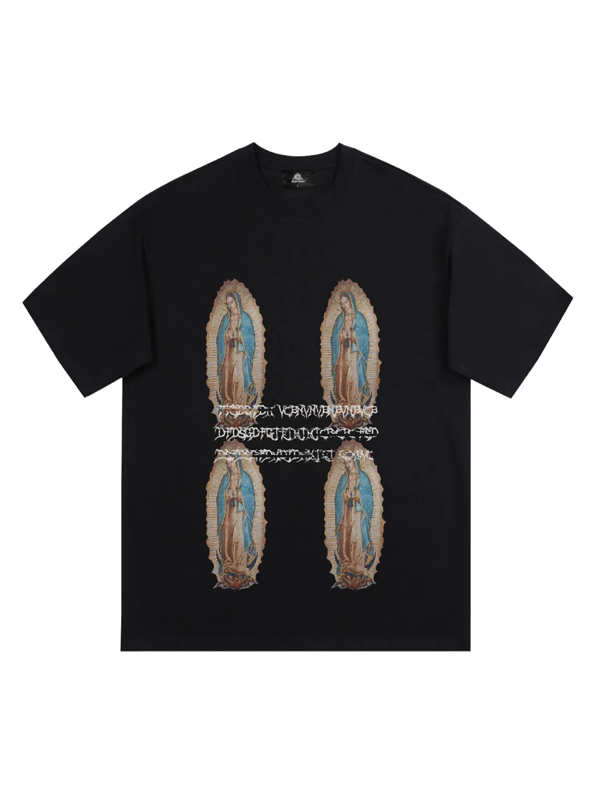 Original Virgin Mary Print T-Shirt sold by Thesupermade product image thumbnail 4