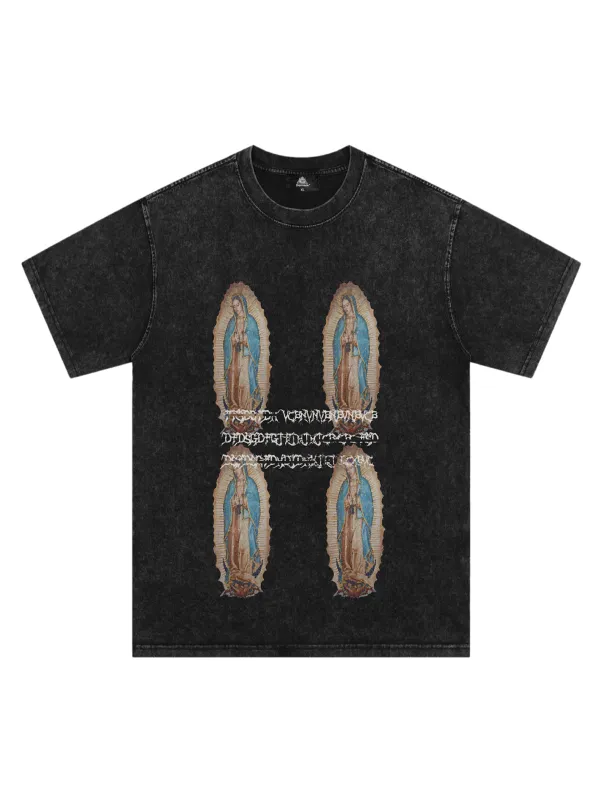 Original Virgin Mary Print T-Shirt sold by Thesupermade