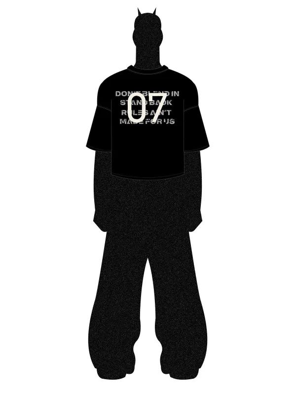 Distressed NO.7 Graphic T-Shirt sold by Thesupermade