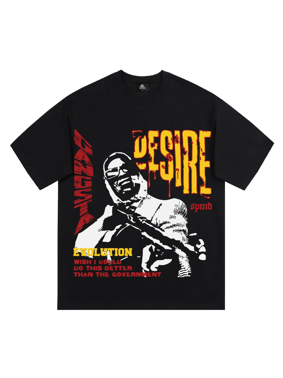 Retro Letter Protrait Graphic Print T-Shirt sold by Thesupermade product image thumbnail 2