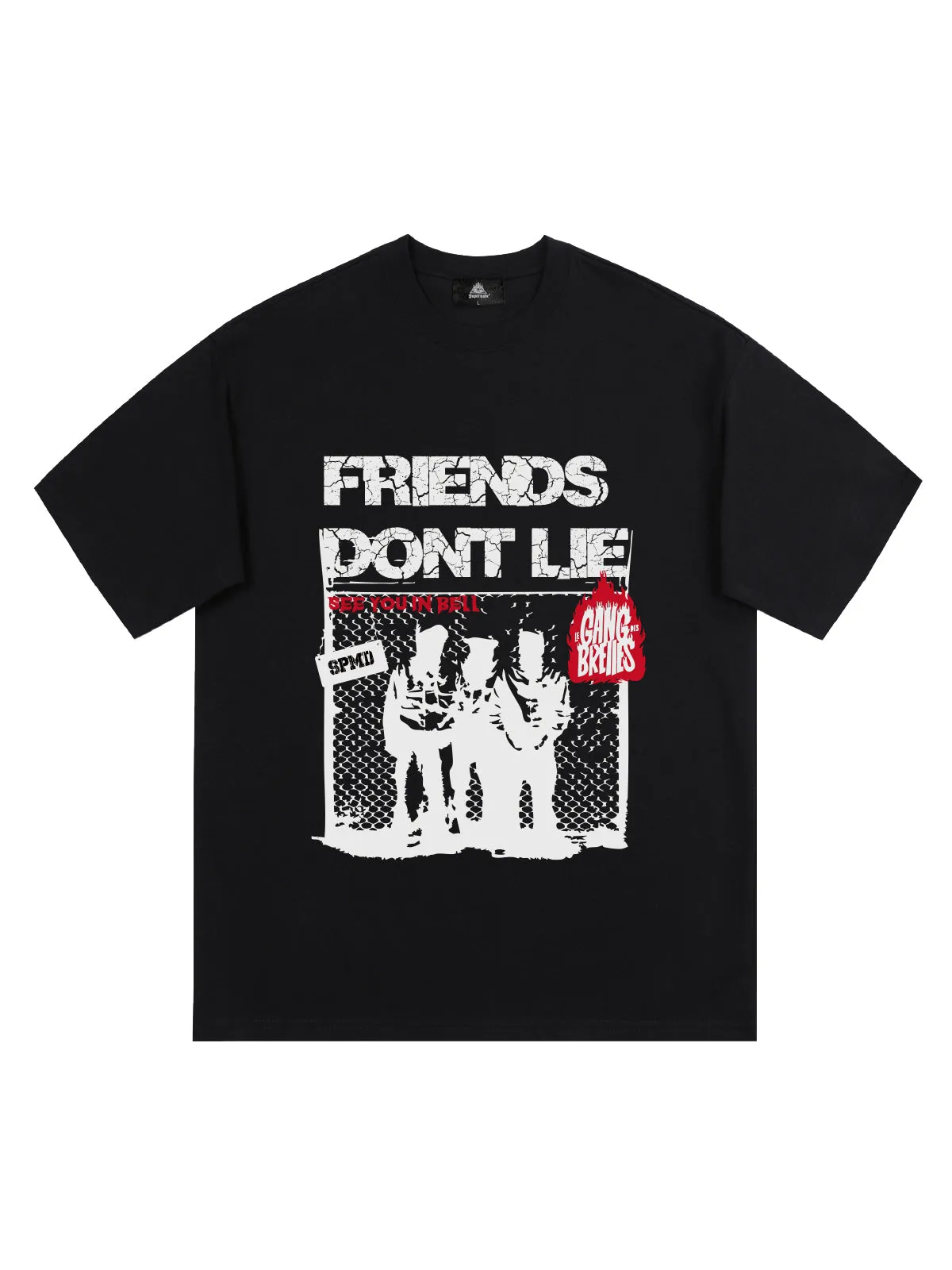 Original "Friends Don't Lie" Print T-Shirt sold by Thesupermade