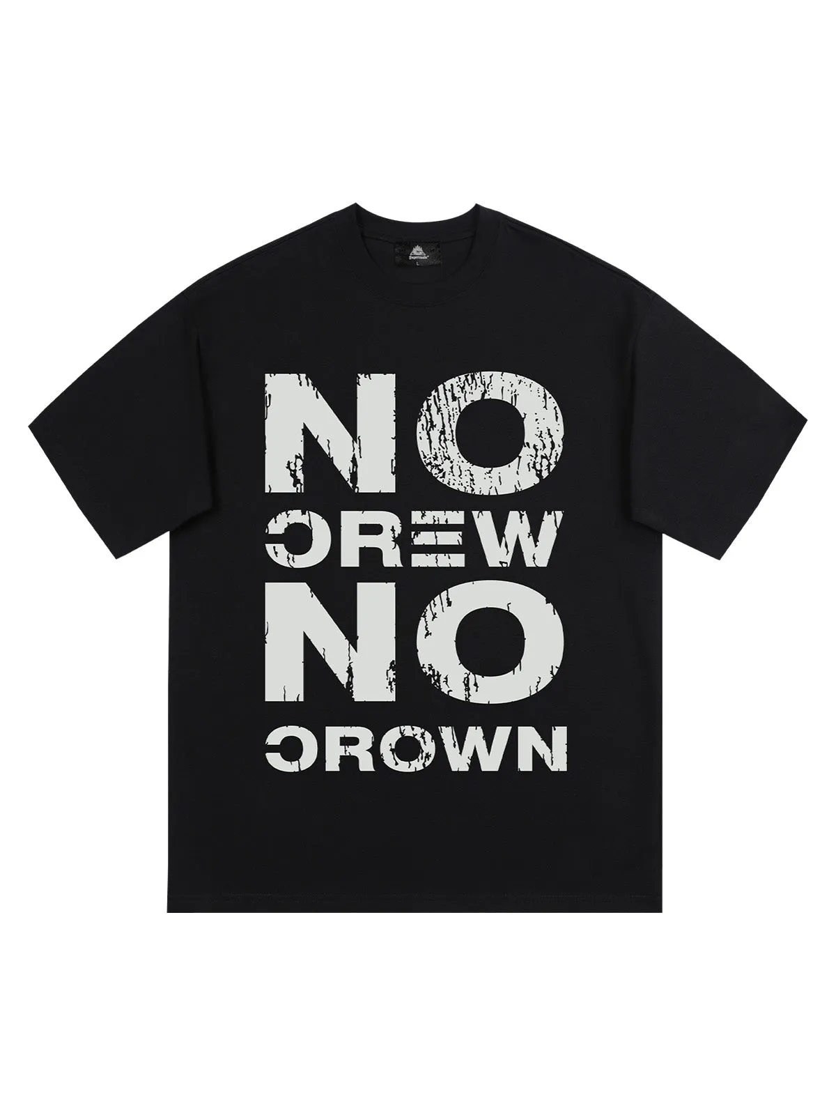 Originl No Crew No Crown Graphic T-Shirt sold by Thesupermade product image thumbnail 2