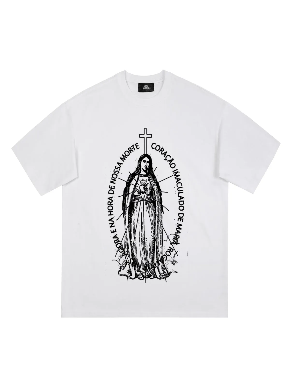 Original Retro Cross Religious Icon T-Shirt sold by Thesupermade product image thumbnail 5