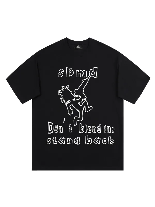 Original SPMD Cartoon Graphic T-Shirt sold by Thesupermade