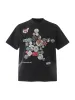 Badge Print Distressed Short Sleeve T-Shirt sold by Thesupermade