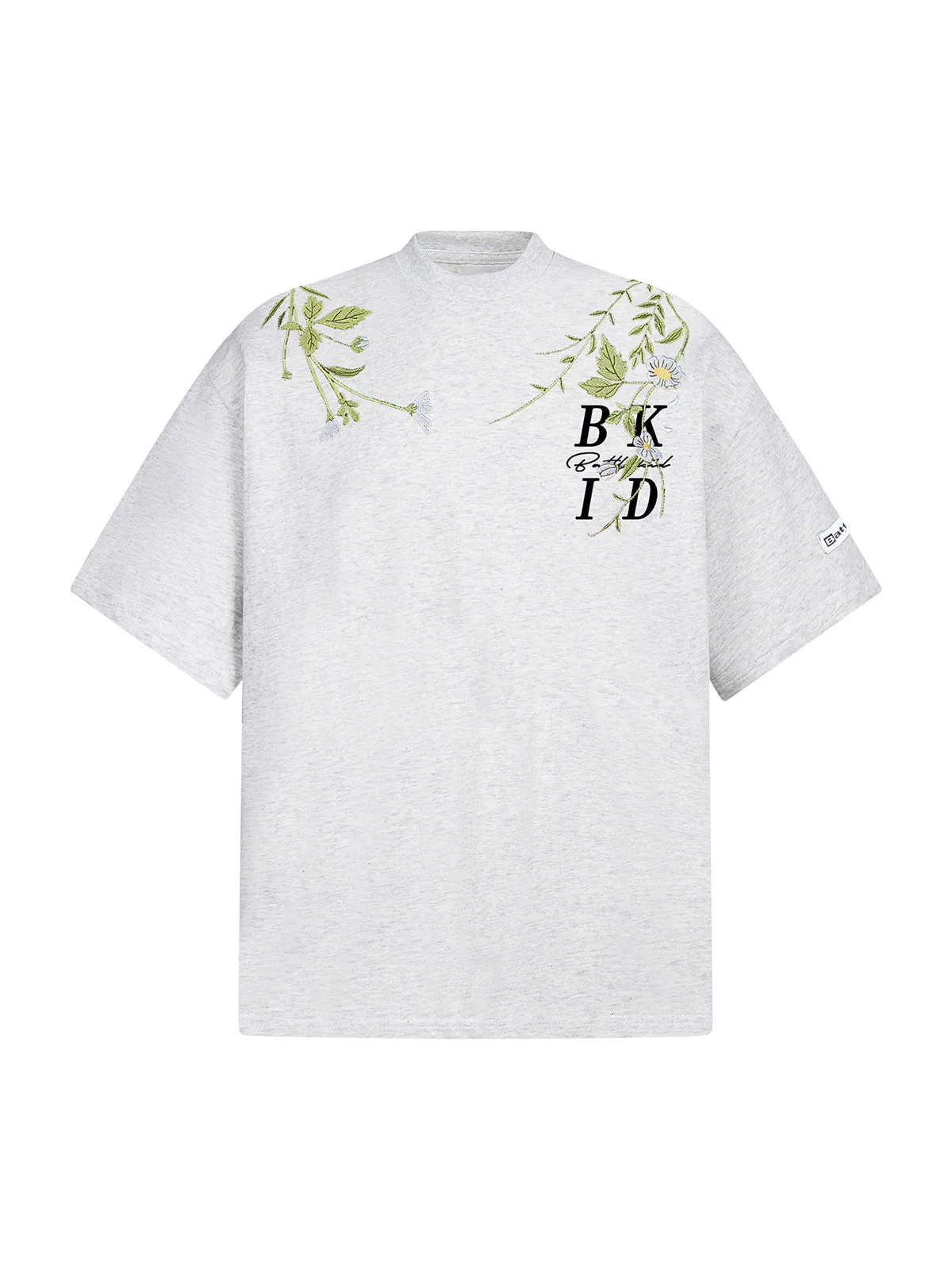 Floral Embroidered Oversized Short Sleeve T-Shirt sold by Thesupermade