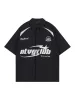Racing Style Oversized Short Sleeve Shirt sold by Thesupermade