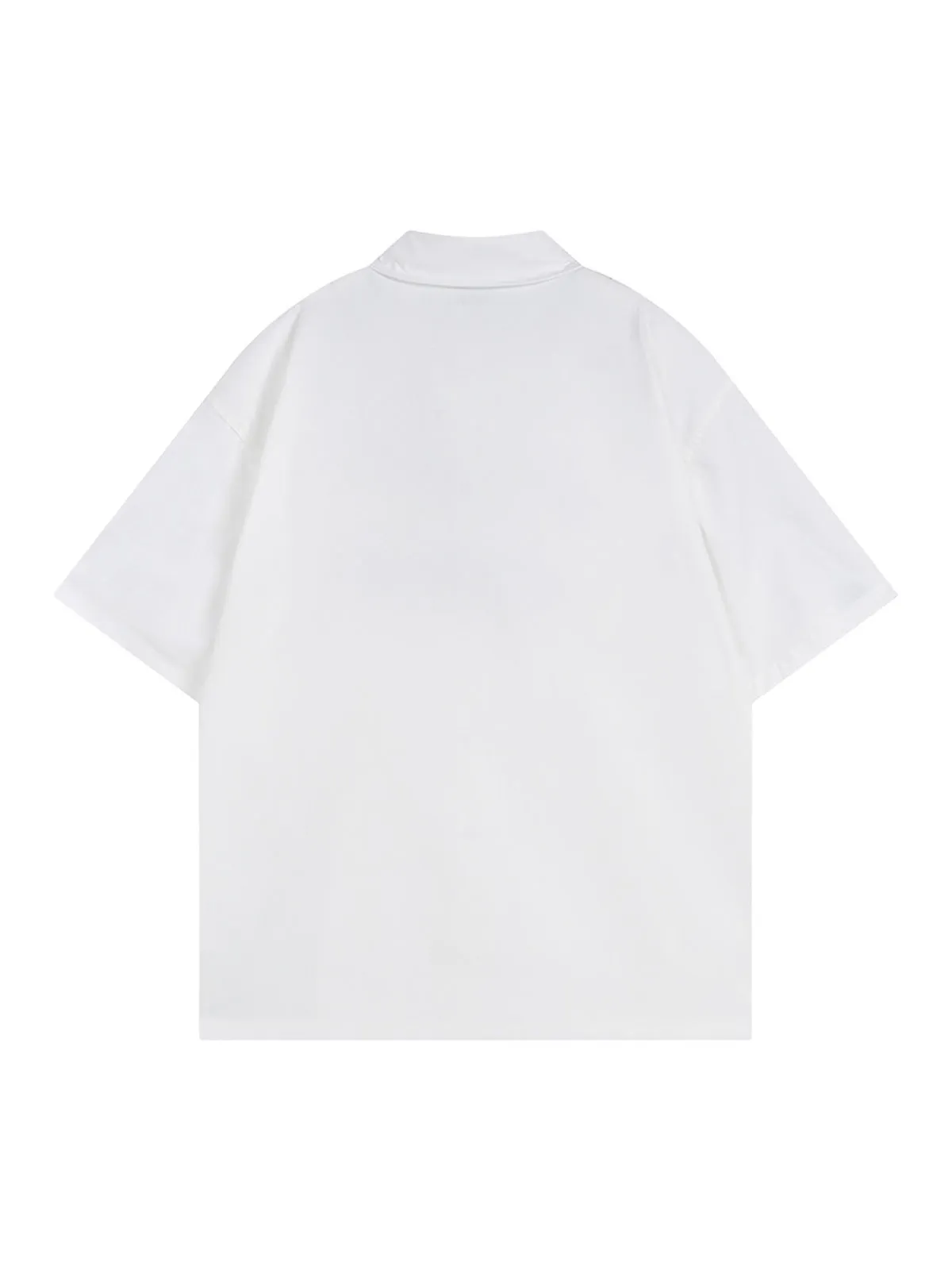 Racing Style Oversized Short Sleeve Shirt sold by Thesupermade product image thumbnail 3