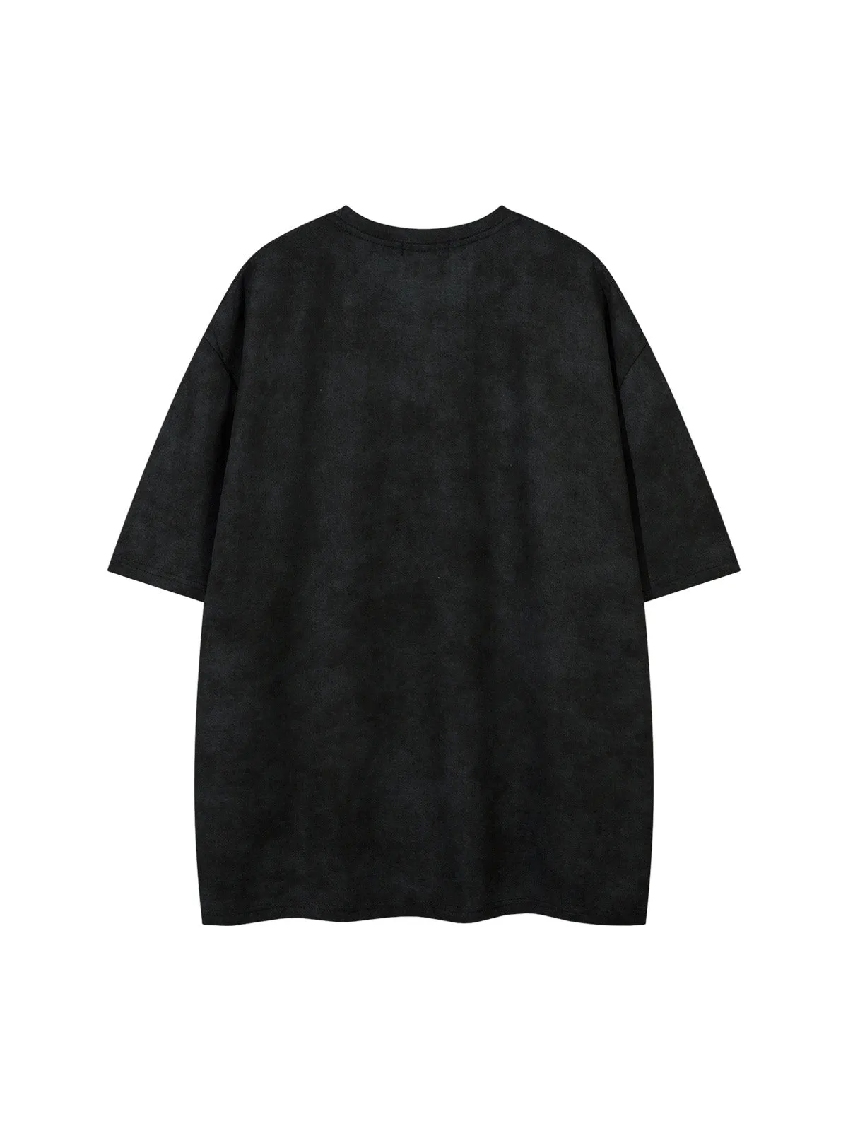 Oversized Graphic Suede Print T-Shirt sold by Thesupermade product image thumbnail 2