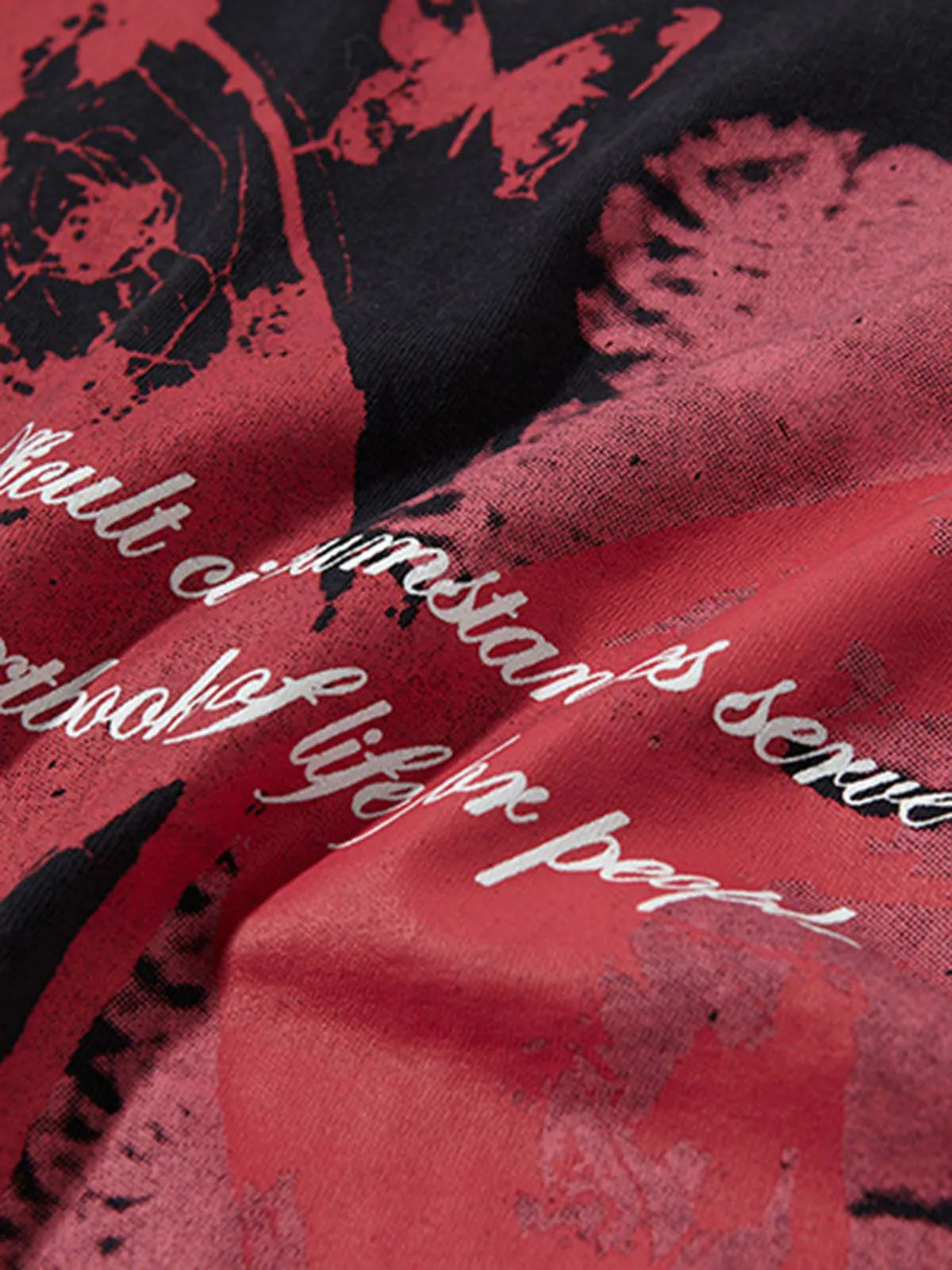 Asymmetric Distressed Graffiti Chain Vest sold by Thesupermade product image thumbnail 4