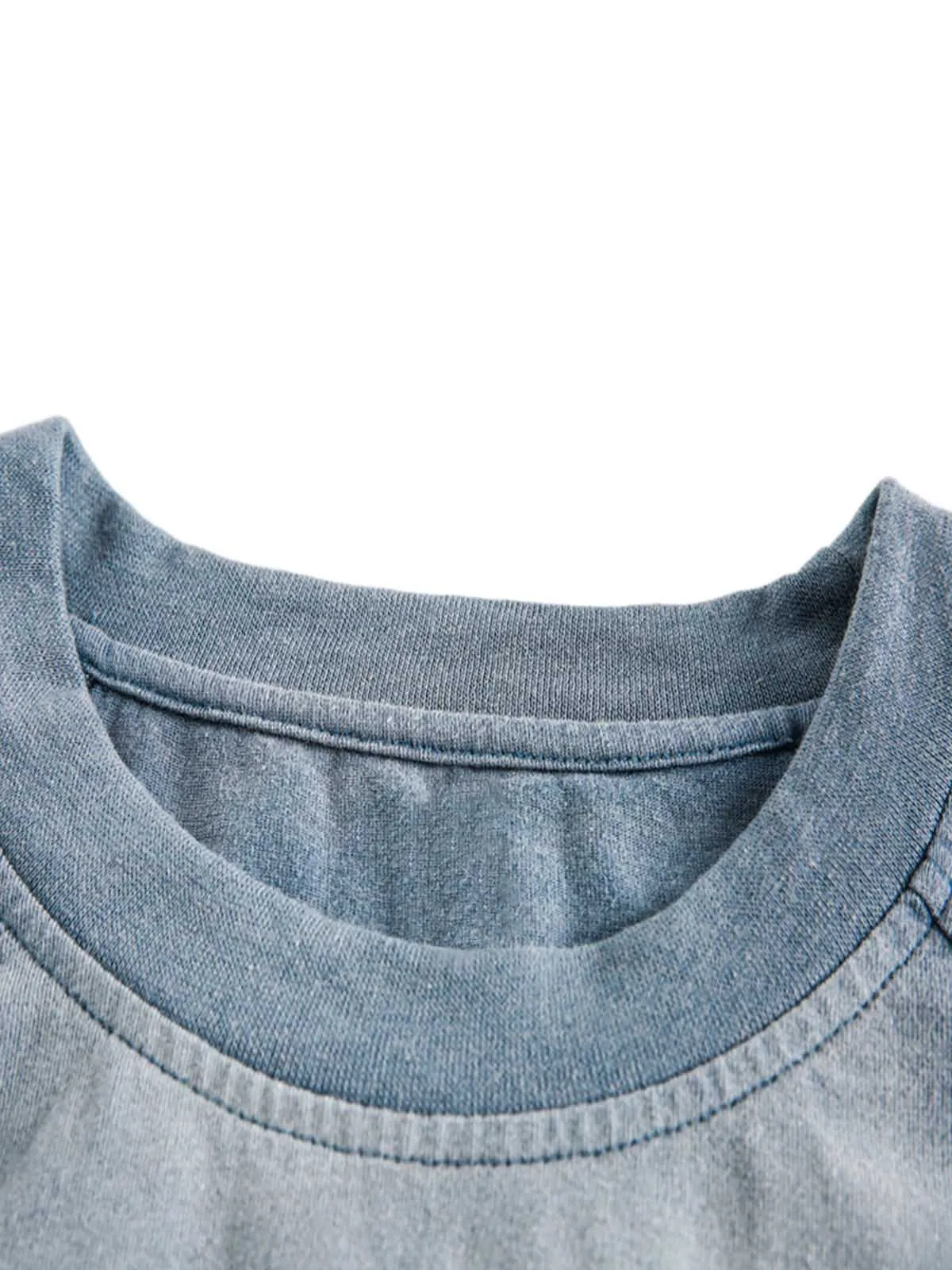 Distressed Washed Embroidered Gradient Vest sold by Thesupermade product image thumbnail 3