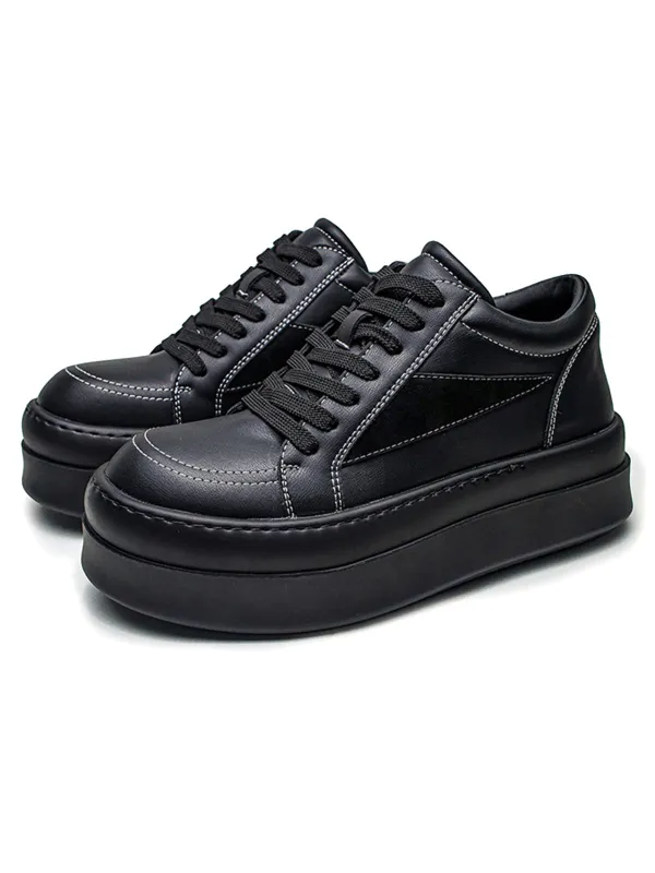 Street PU Leather Sneakers sold by Thesupermade