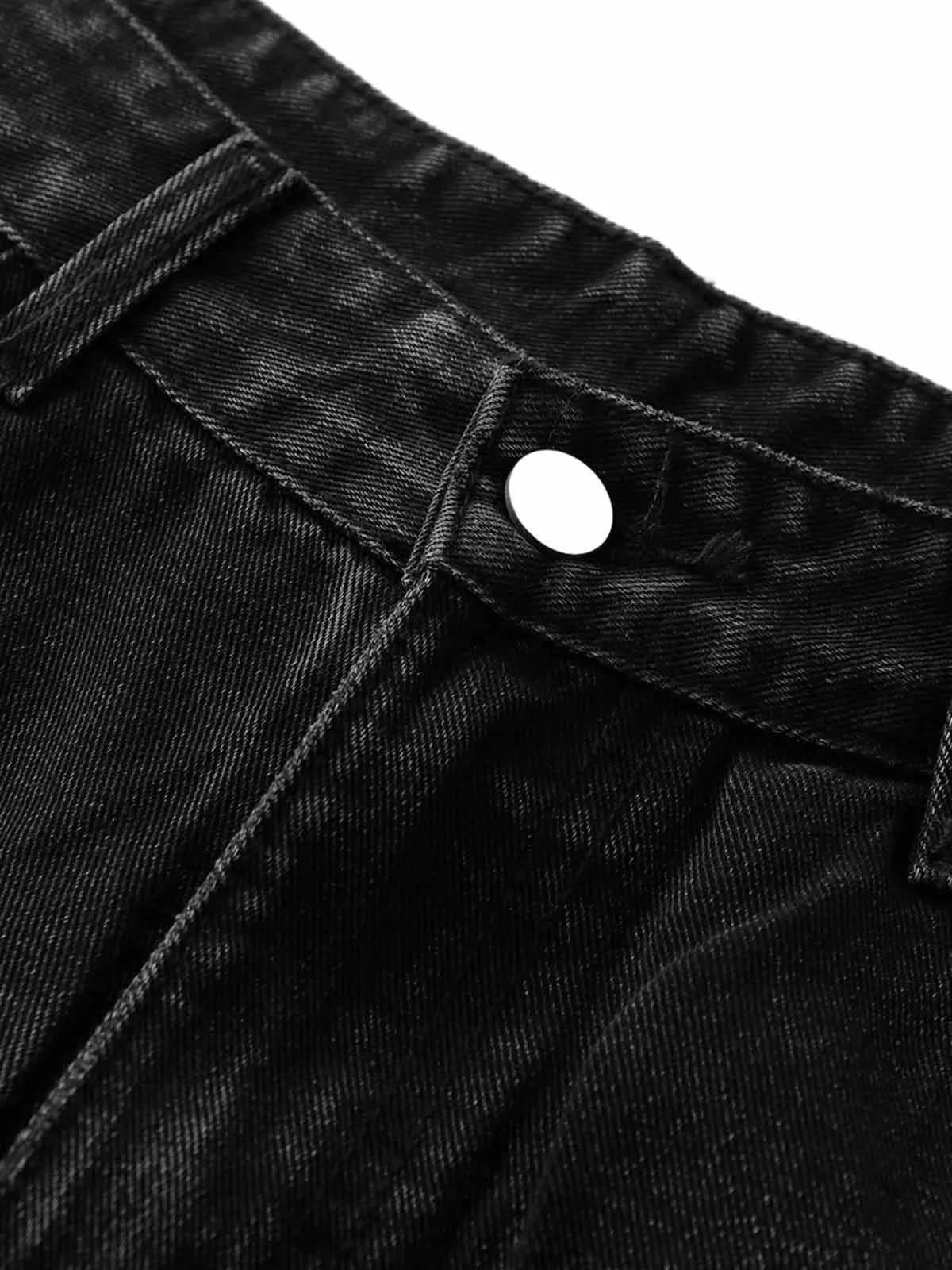 Retro Ripped Contrast Plaid Denim Shorts sold by Thesupermade product image thumbnail 5