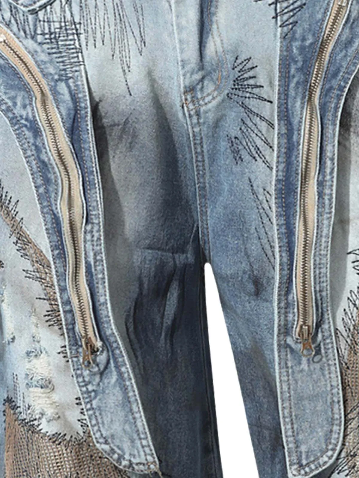RO Style Washed Barrel Jeans - 2421 sold by Thesupermade product image thumbnail 5