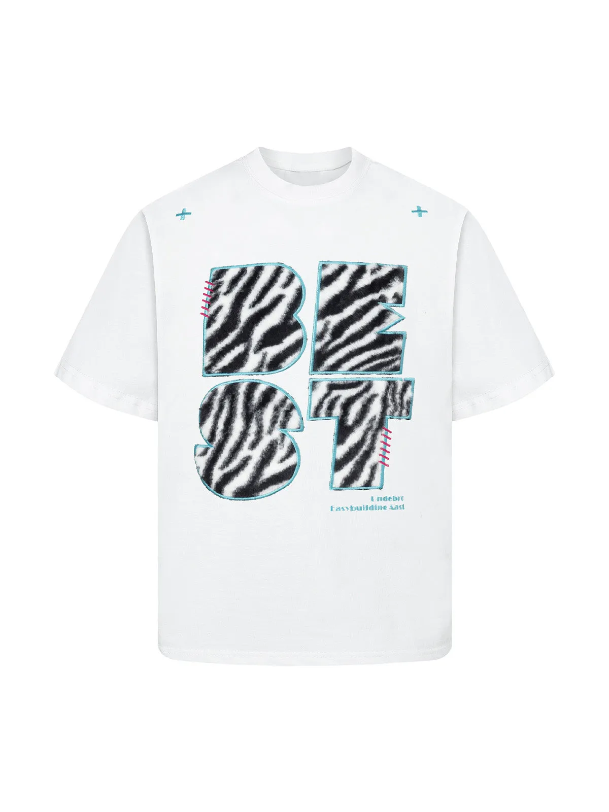 Bold Zebra Print Graphic T-Shirt sold by Thesupermade product image thumbnail 2