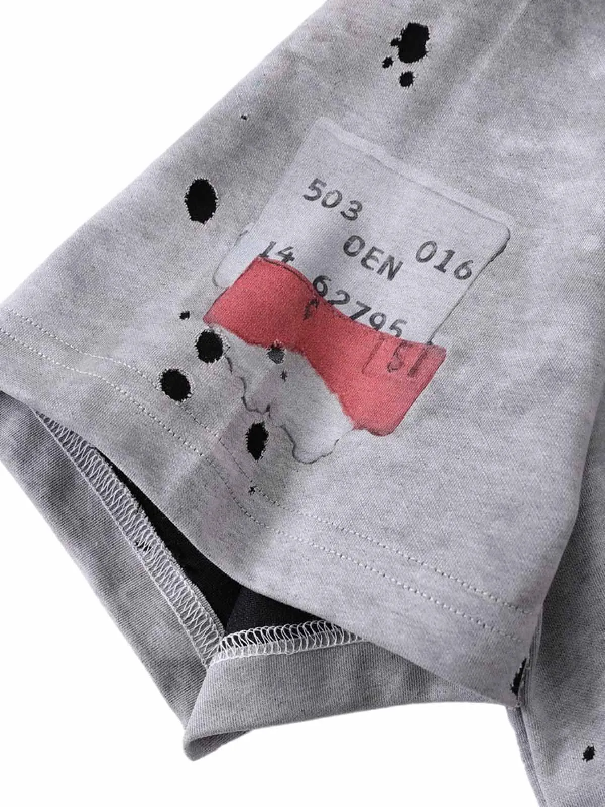 Retro Ink Splash T-Shirt sold by Thesupermade product image thumbnail 4