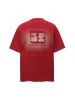 Washed  Patch Embroidery T-shirt sold by Thesupermade