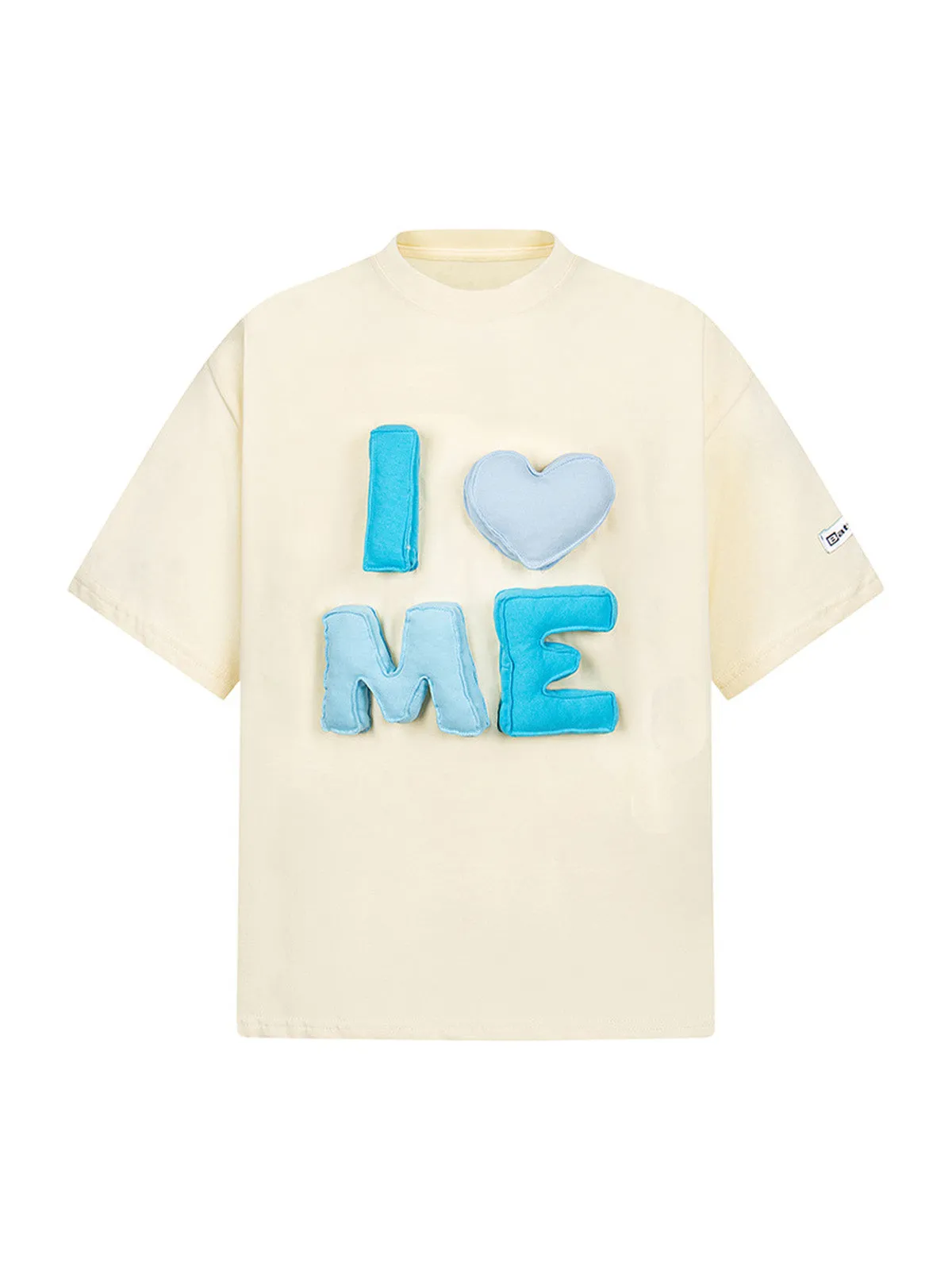 Fun "I ♥ ME" Embroidered T-Shirt sold by Thesupermade product image thumbnail 2