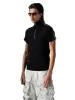 Retro Cleanfit Quarter Zip- Up T-Shirt sold by Thesupermade