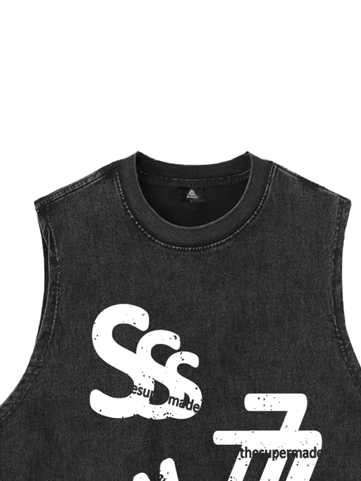 Original Letter Graphic Vest sold by Thesupermade product image thumbnail 3