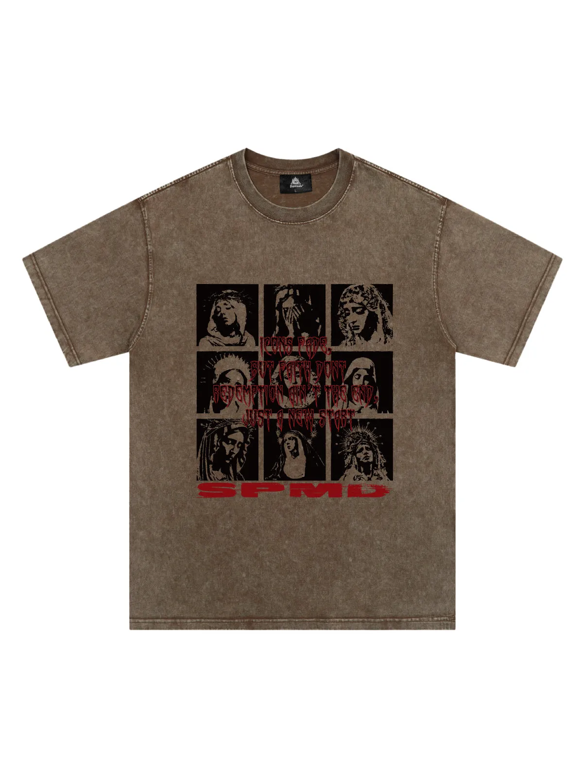 Original Saint Slogan Graphic T-Shirt sold by Thesupermade