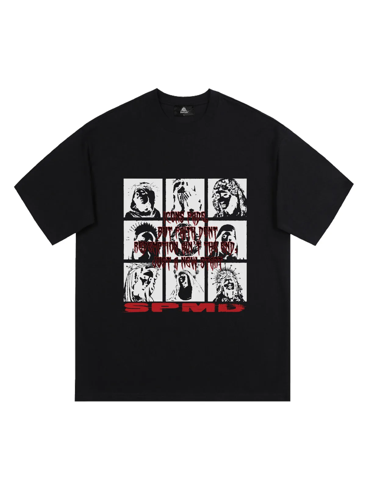 Original Saint Slogan Graphic T-Shirt sold by Thesupermade product image thumbnail 3