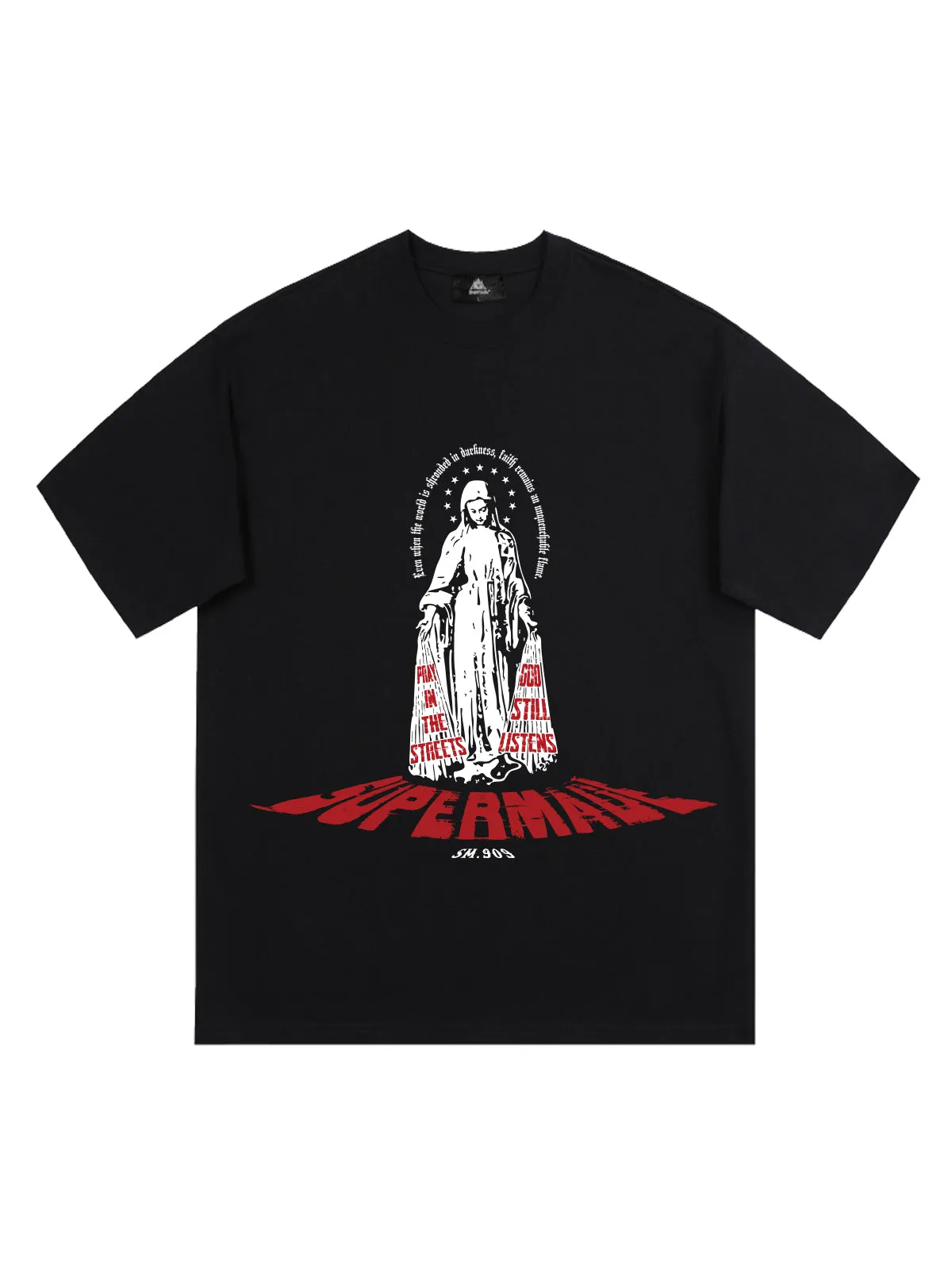 Original Retro Mary Graphic T-Shirt sold by Thesupermade product image thumbnail 3