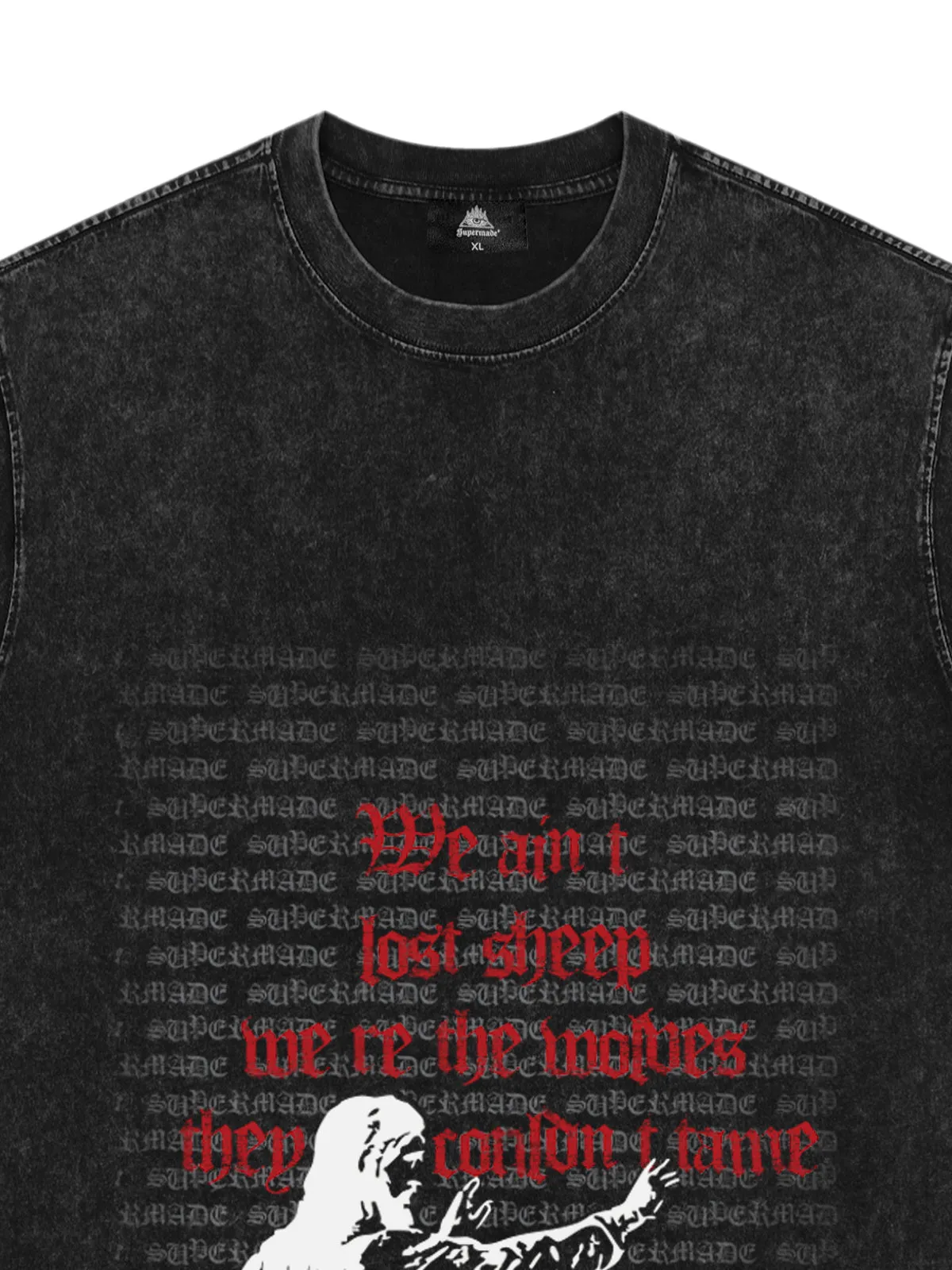 Bold Graphic Slogan T-Shirt sold by Thesupermade product image thumbnail 3